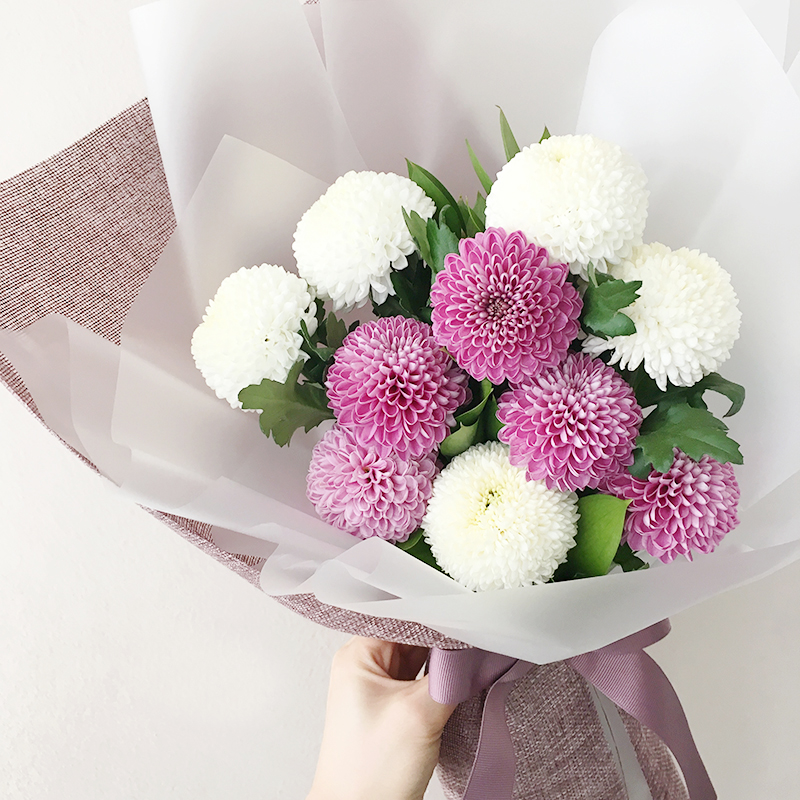 Chrysanthemum - 퐁퐁소국 꽃다발